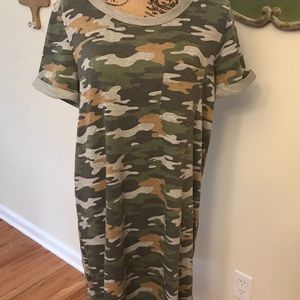 🍑Boutique Camo Dress